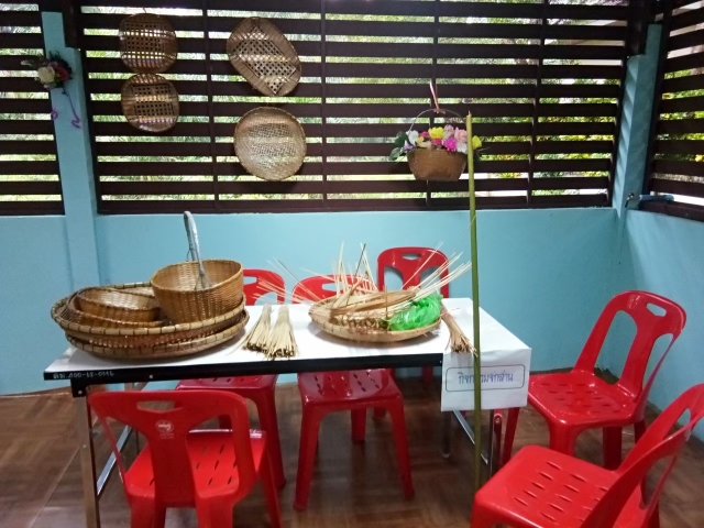 กลุ่มจักสาน หมู่ที่ 15 บ้านคลองกลาง